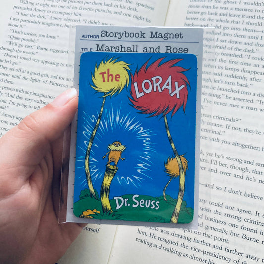 Lorax by Dr. Suess Bookish Wooden Magnet