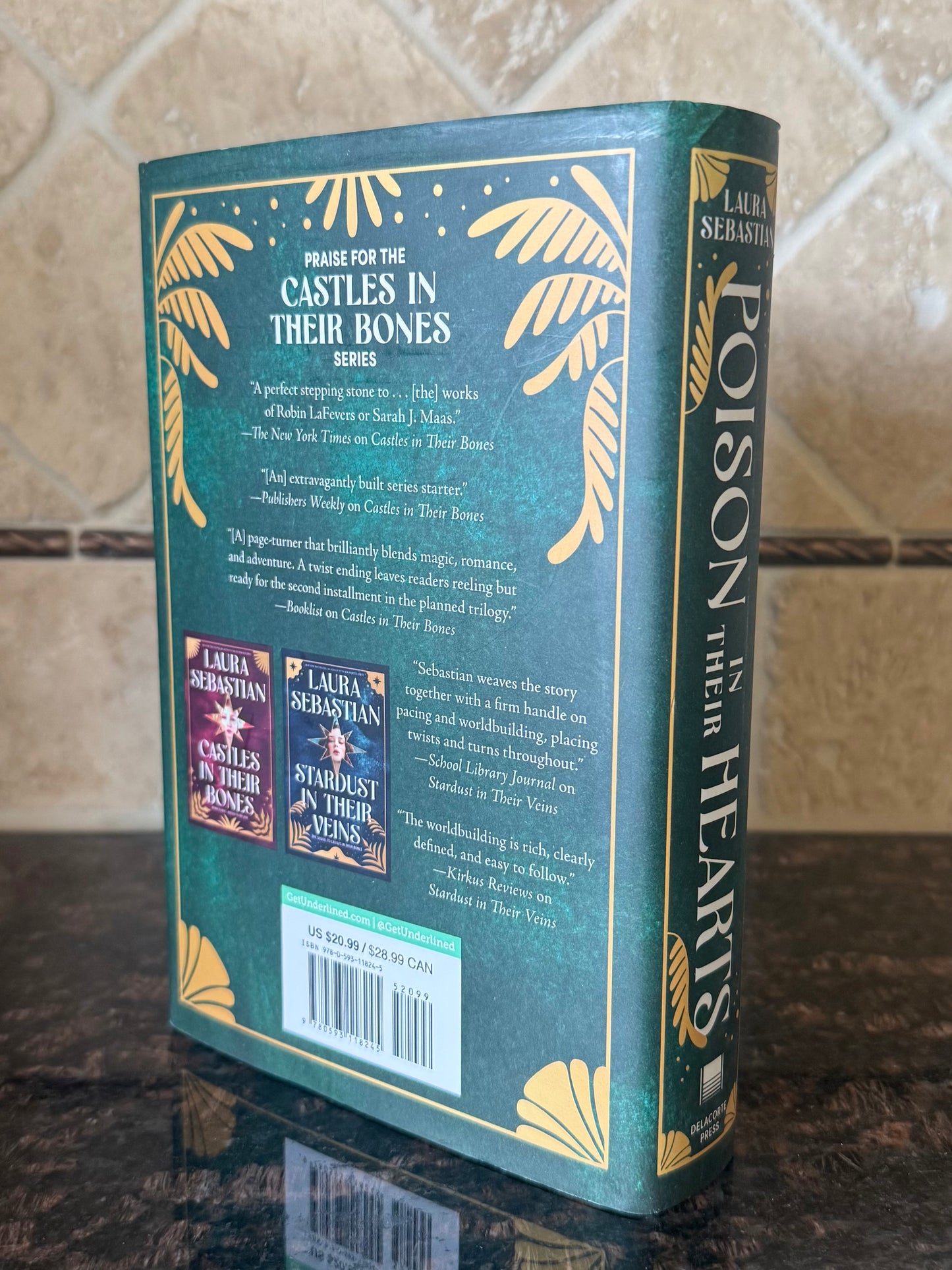 Poison in Their Hearts (Hardcover) Castles in Their Bones Book 3 - B Stock