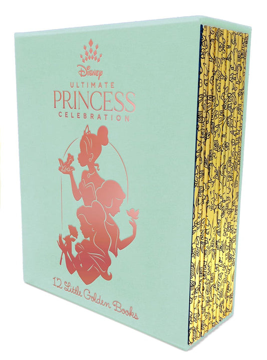 Ultimate Disney Princess Boxed Set of 12 Little Golden Books (Hardcovers)