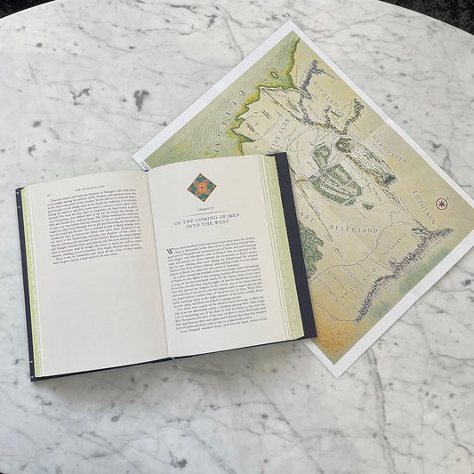 The Silmarillion: Illustrated Edition (Hardcover with Sprayed Edges) A Tolkien Novel
