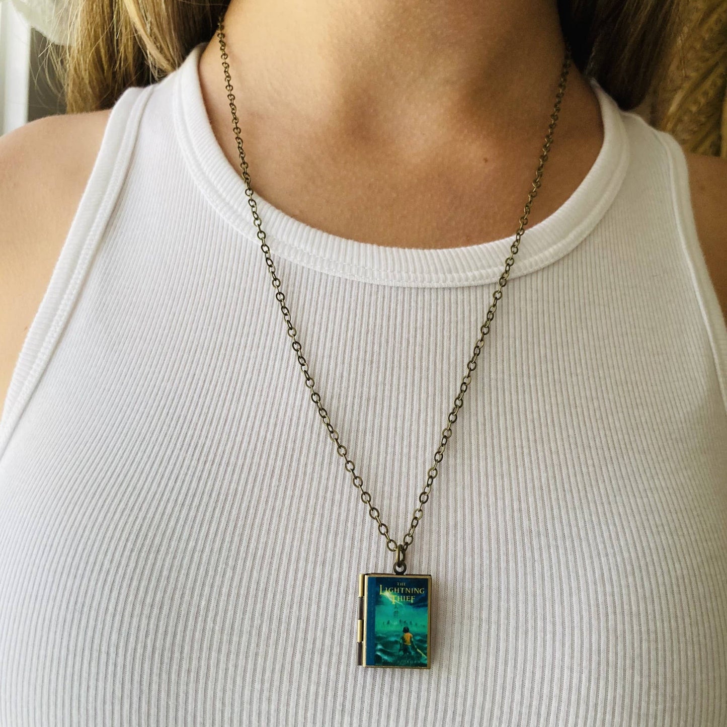 Book Locket Percy Jackson - The Lightning Thief