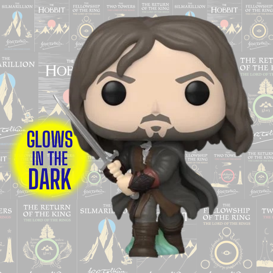 The Lord of the Rings Aragorn (Army of the Dead) Glow-in-the-Dark Funko Pop! Vinyl Figure #1444 - Specialty Series
