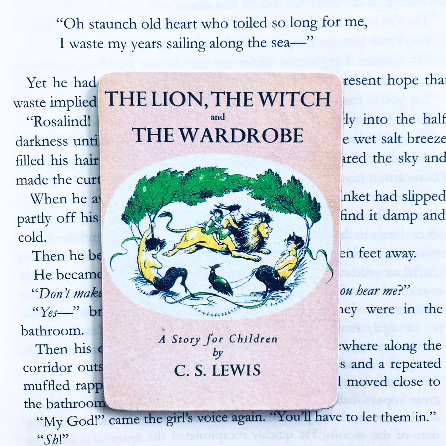 The Lion, the Witch, and the Wardrobe Book Wooden Magnet