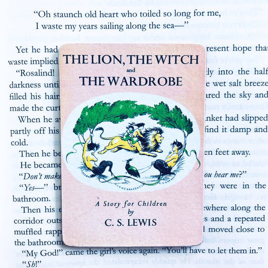 The Lion, the Witch, and the Wardrobe Book Wooden Magnet