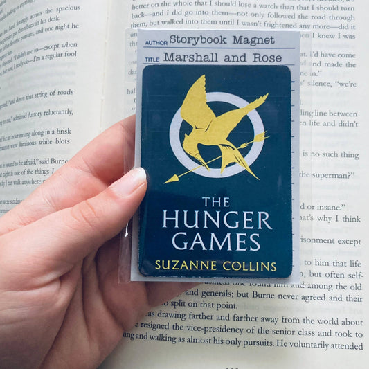 Hunger Games Blue Bookish Wooden Magnet