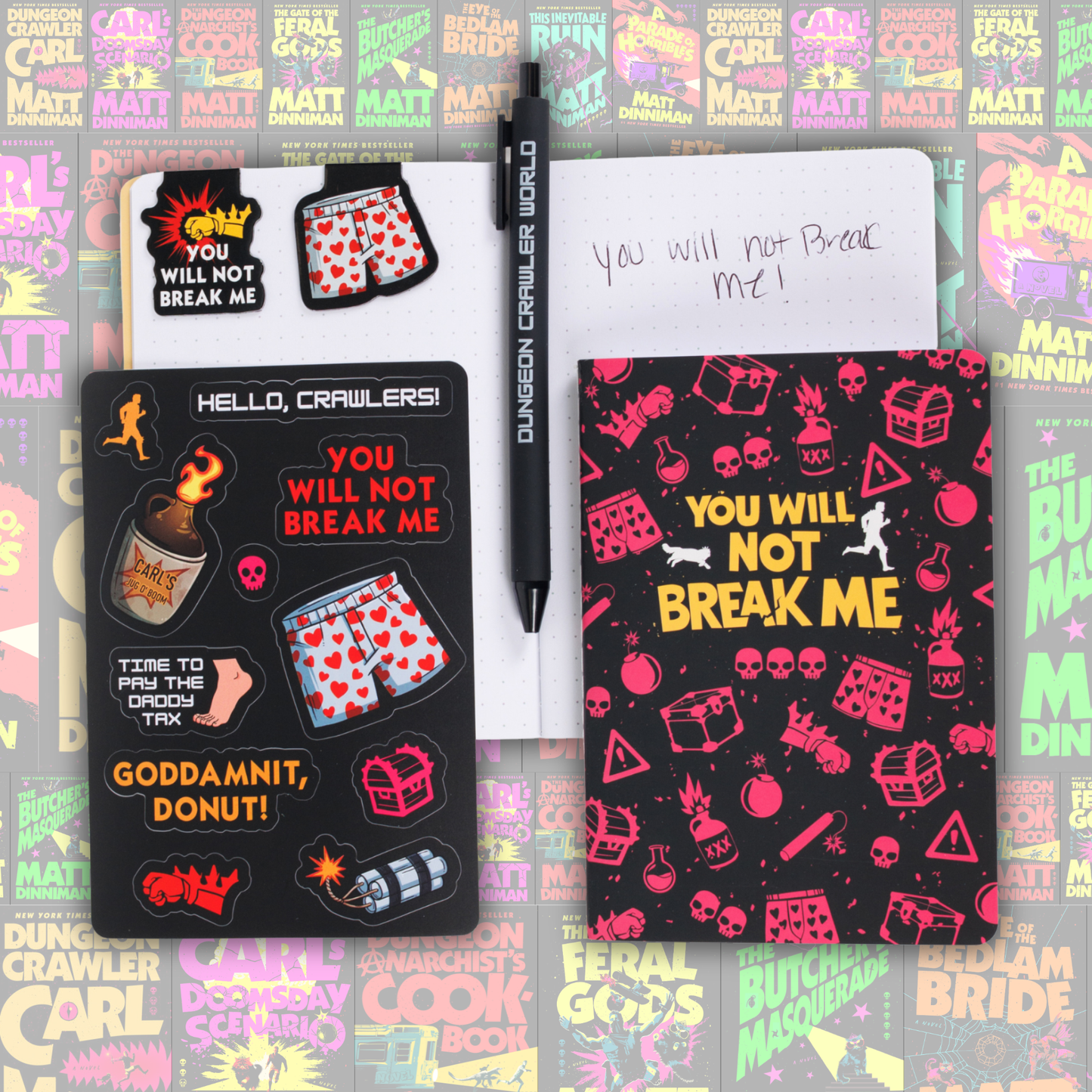 Dungeon Crawler Carl Stationery Gift Set | Anarchist’s Cookbook
