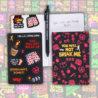 Dungeon Crawler Carl Stationery Gift Set | Anarchist’s Cookbook