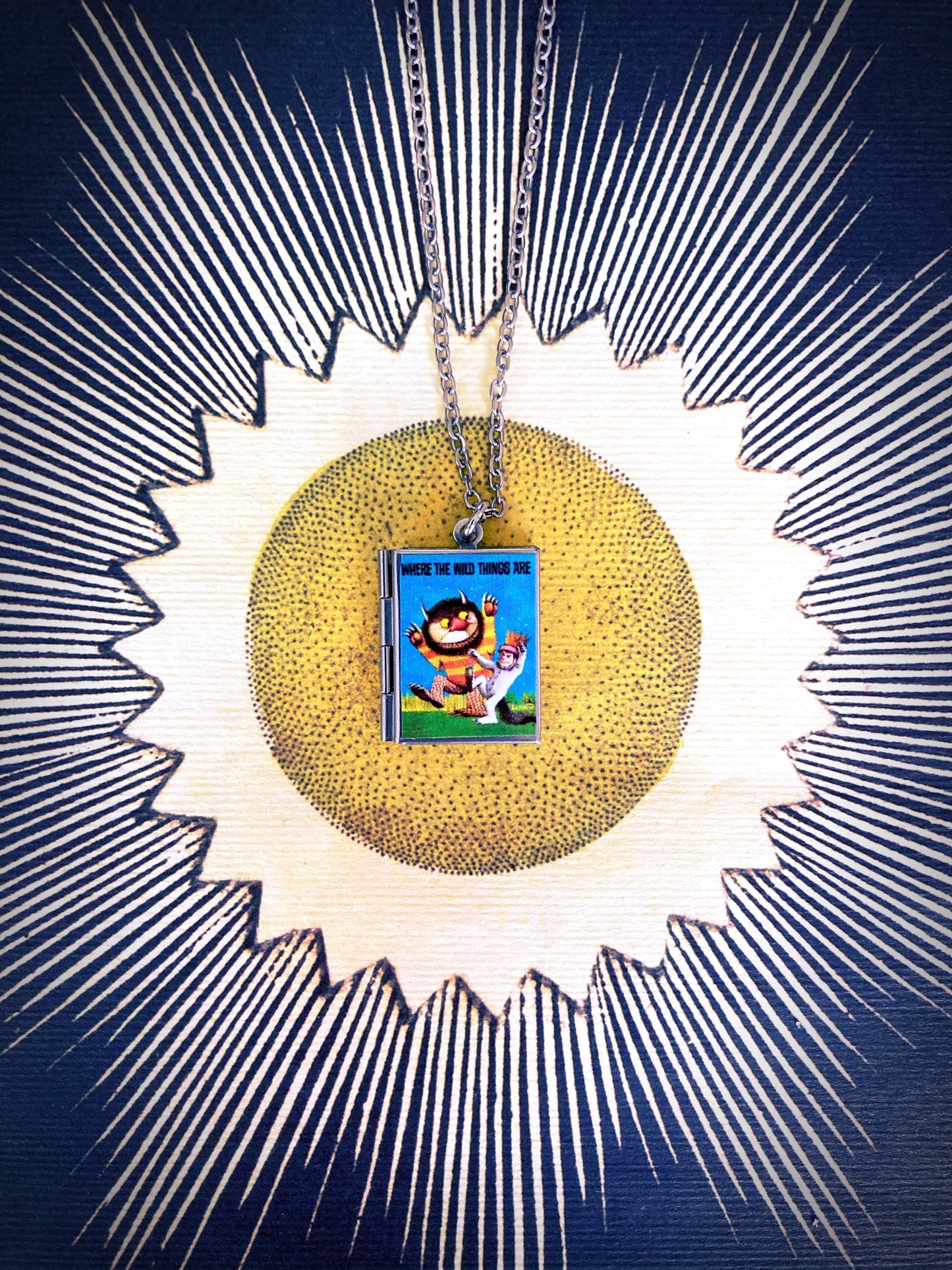 Book Locket Where the Wild Things Are