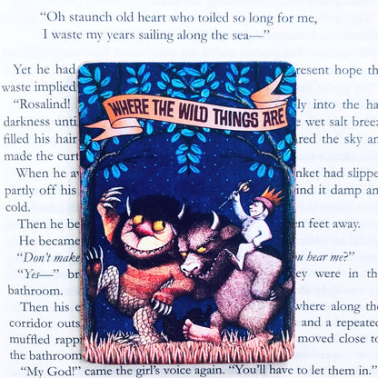 Where the Wild Things Are  Bookish Wooden Magnet