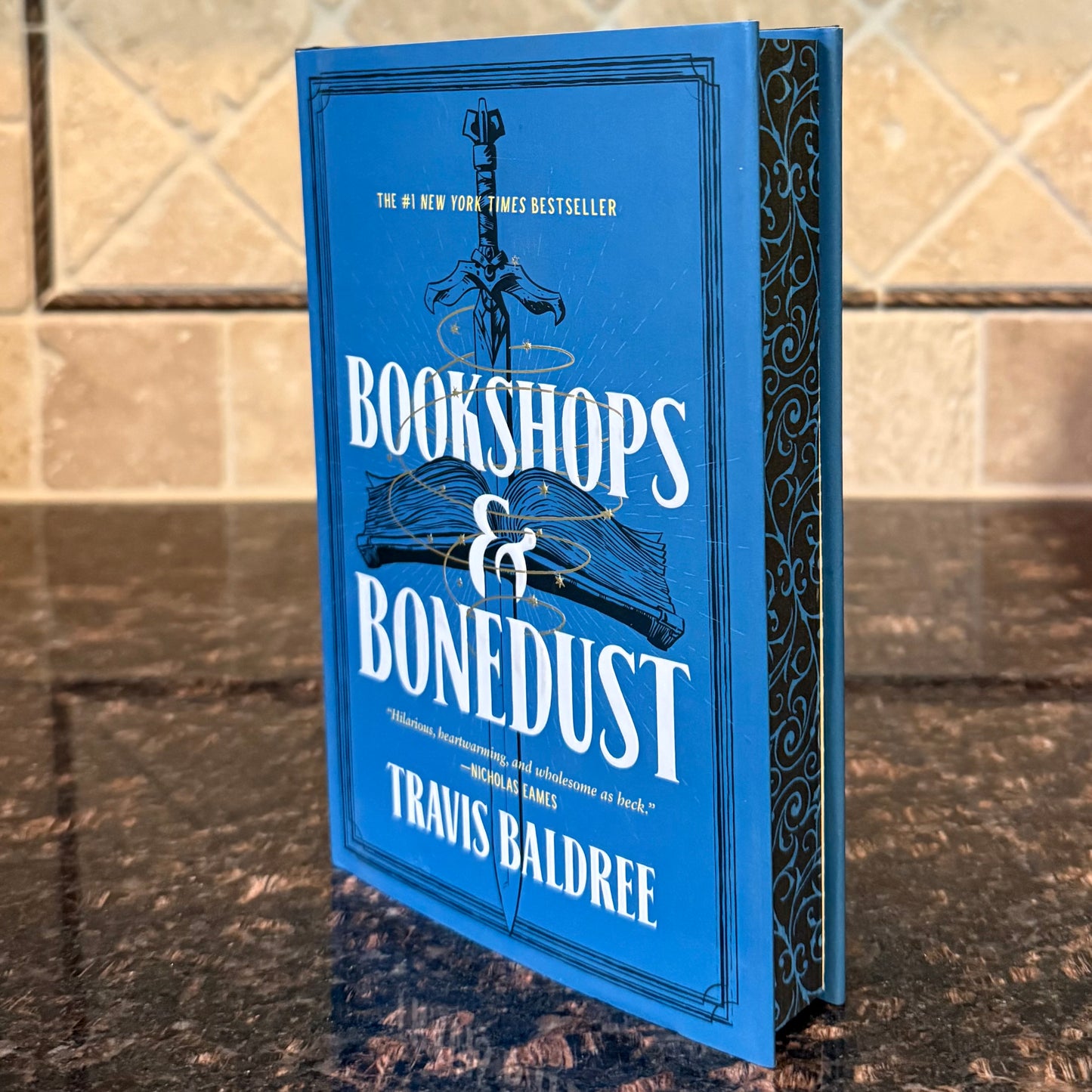 Bookshops & Bonedust (Hardcover Special Edition with Sprayed Edges) Legends & Lattes Book 2 - B Stock