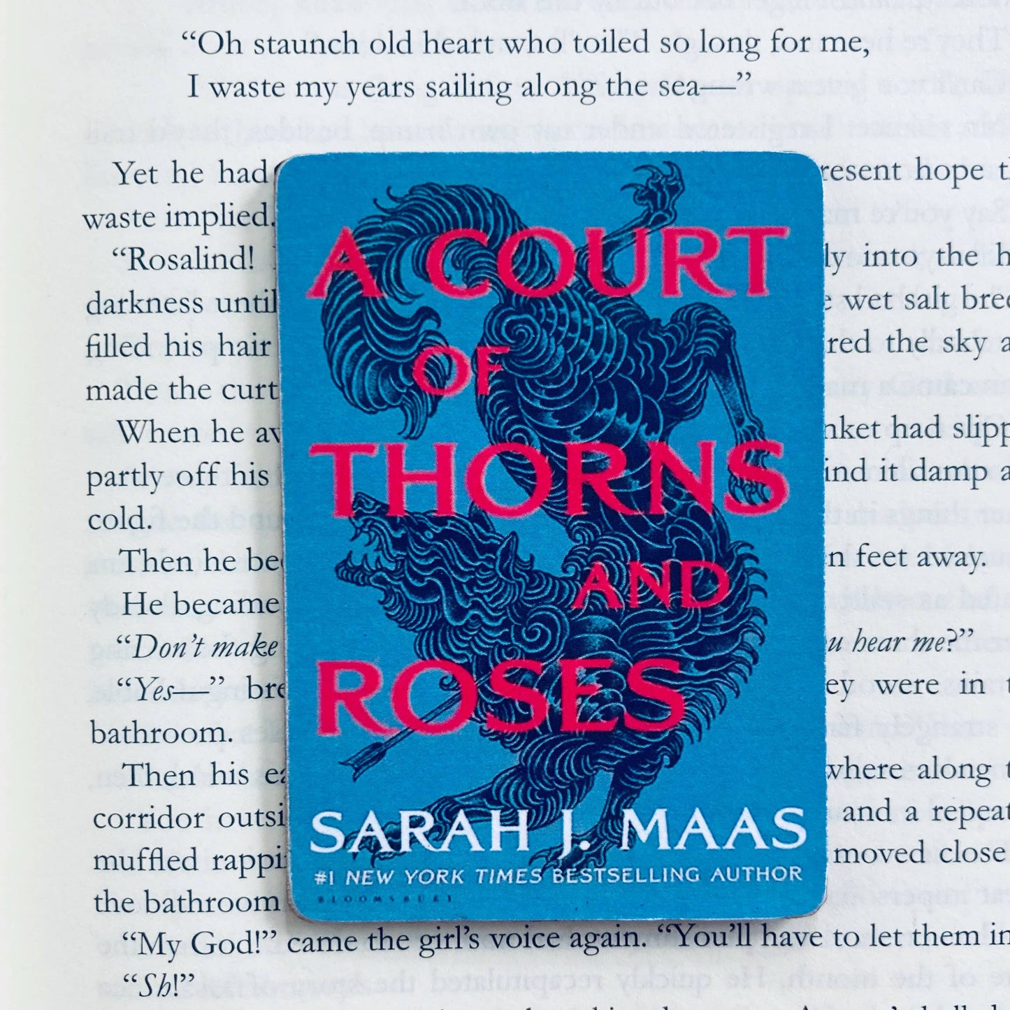 A Court of Thorns and Roses Bookish Wooden Magnet