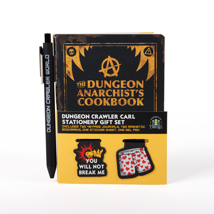 Dungeon Crawler Carl Stationery Gift Set | Anarchist’s Cookbook