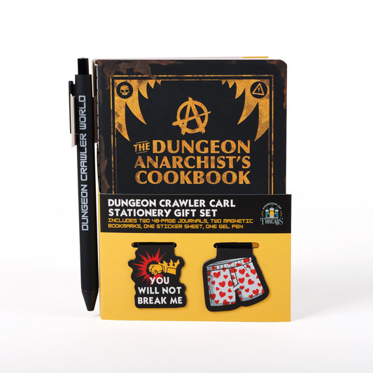 Dungeon Crawler Carl Stationery Gift Set | Anarchist’s Cookbook