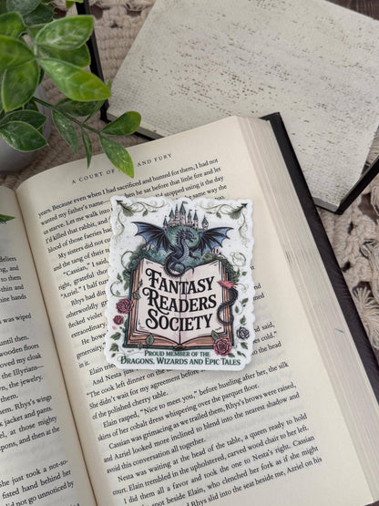 Fantasy Readers Society Mini Plaque