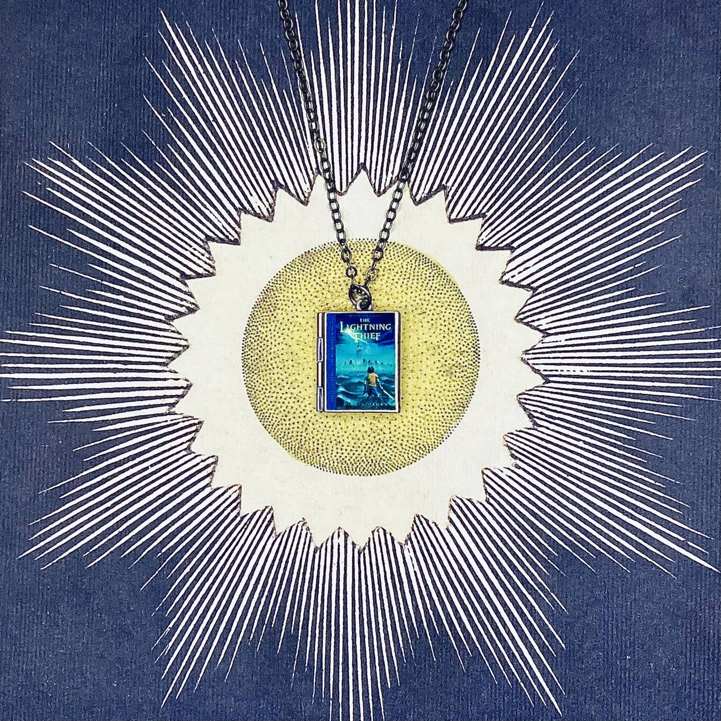 Book Locket Percy Jackson - The Lightning Thief