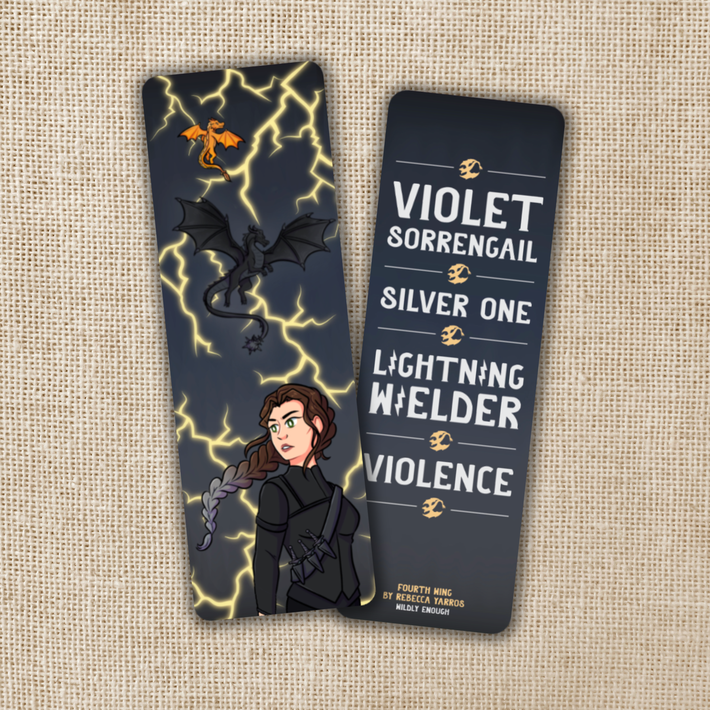 Fourth Wing Bookmark | Violet Sorrengail
