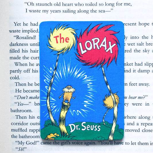 Lorax by Dr. Suess  Bookish Wooden Magnet