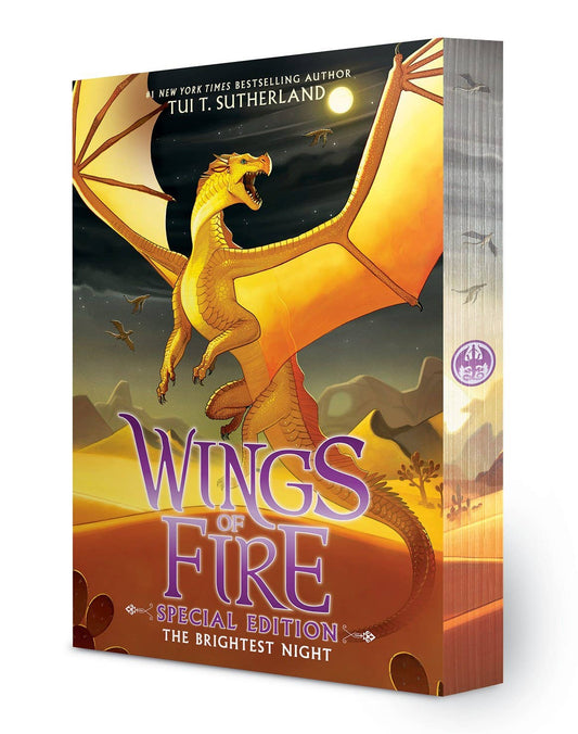 The Brightest Night (Special Edition Paperback with Sprayed Edges) Wings of Fire Book 5 - B Stock