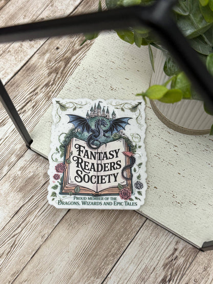 Fantasy Readers Society Mini Plaque
