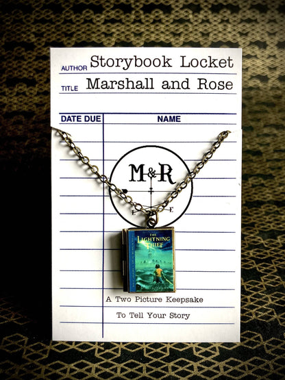 Book Locket Percy Jackson - The Lightning Thief