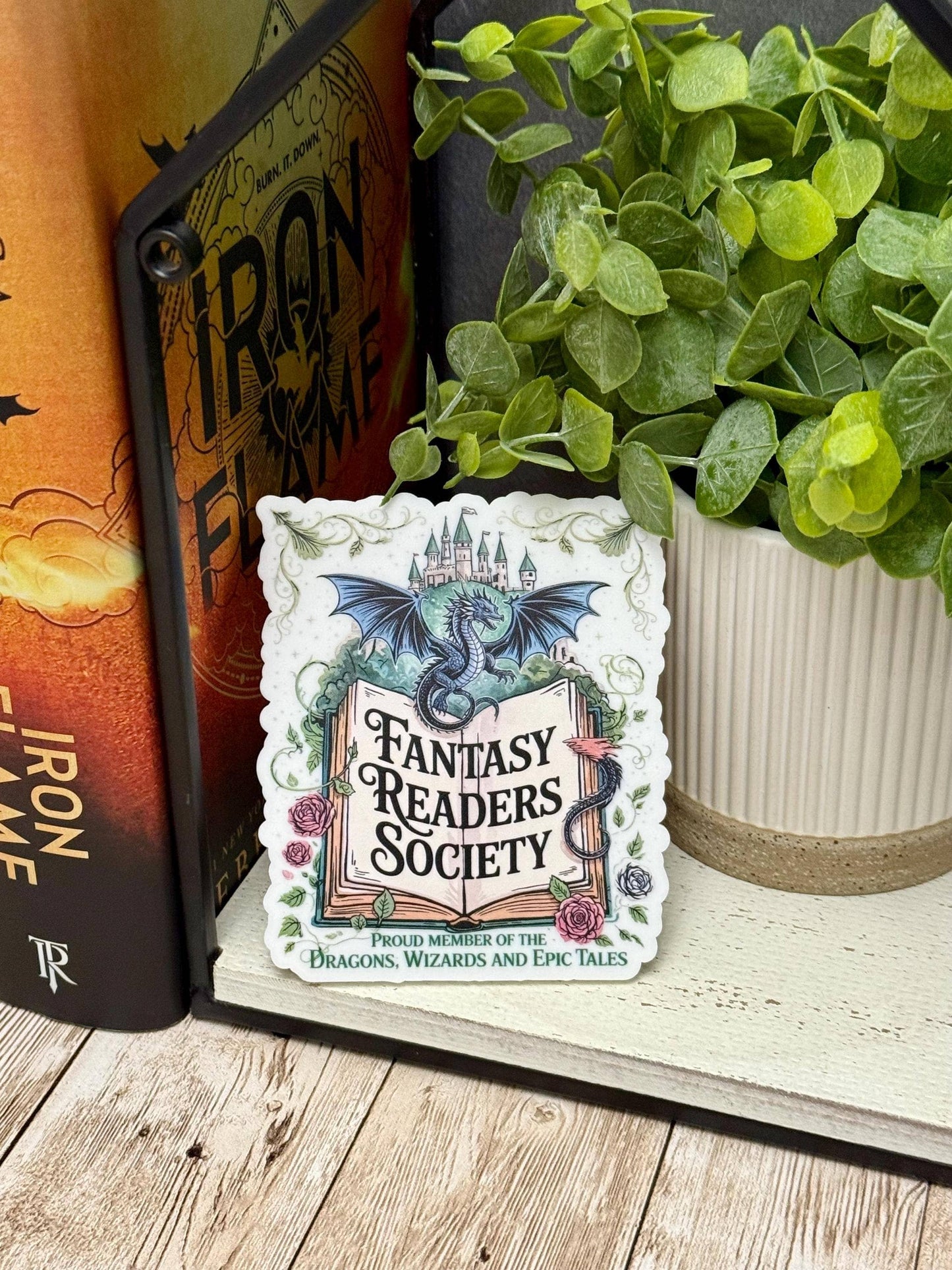 Fantasy Readers Society Mini Plaque