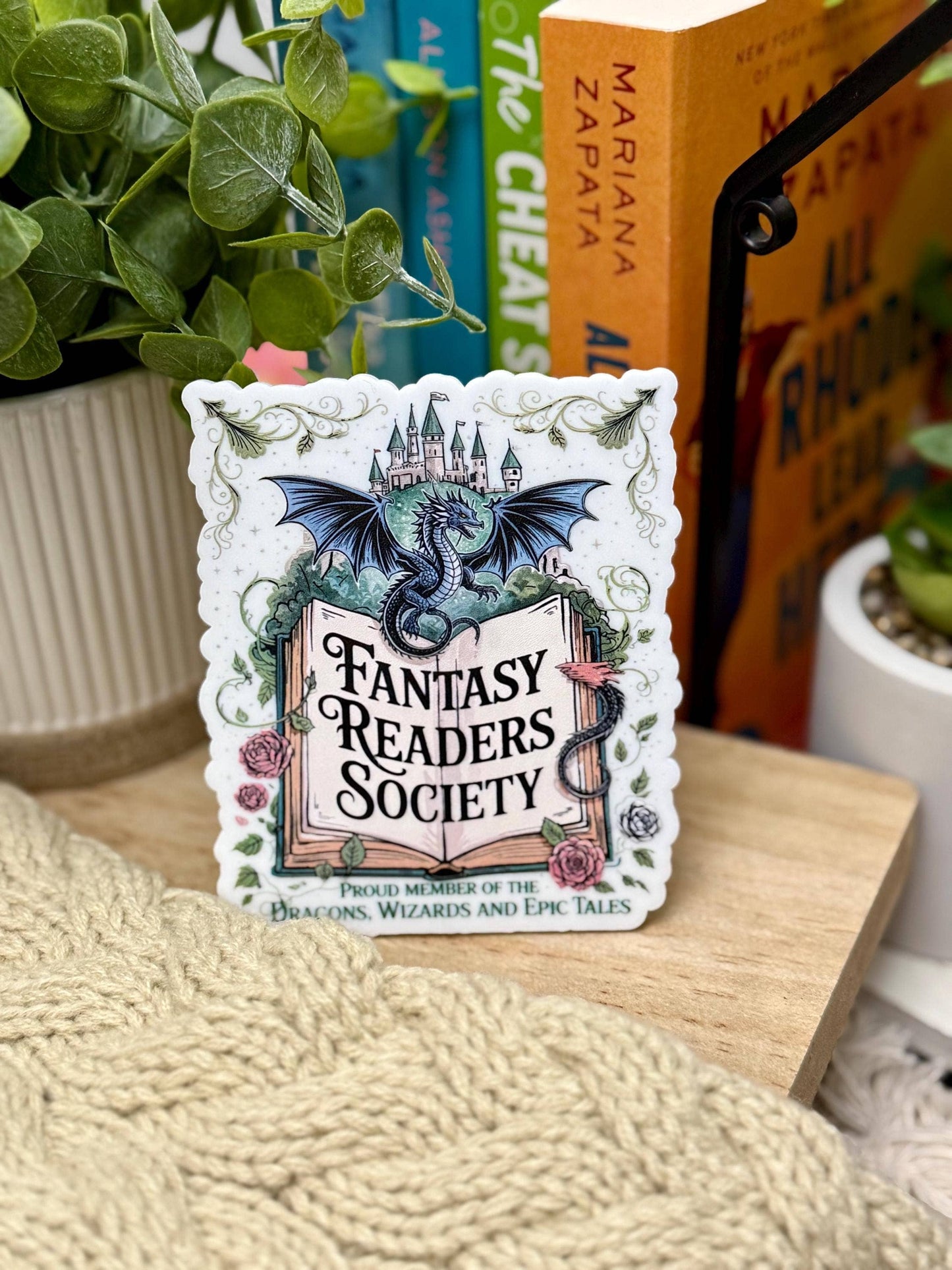 Fantasy Readers Society Mini Plaque