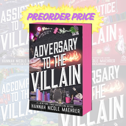 Adversary to The Villain (Paperback with Sprayed Edges) Assistant and the Villain Book 4 *PRE-ORDER*