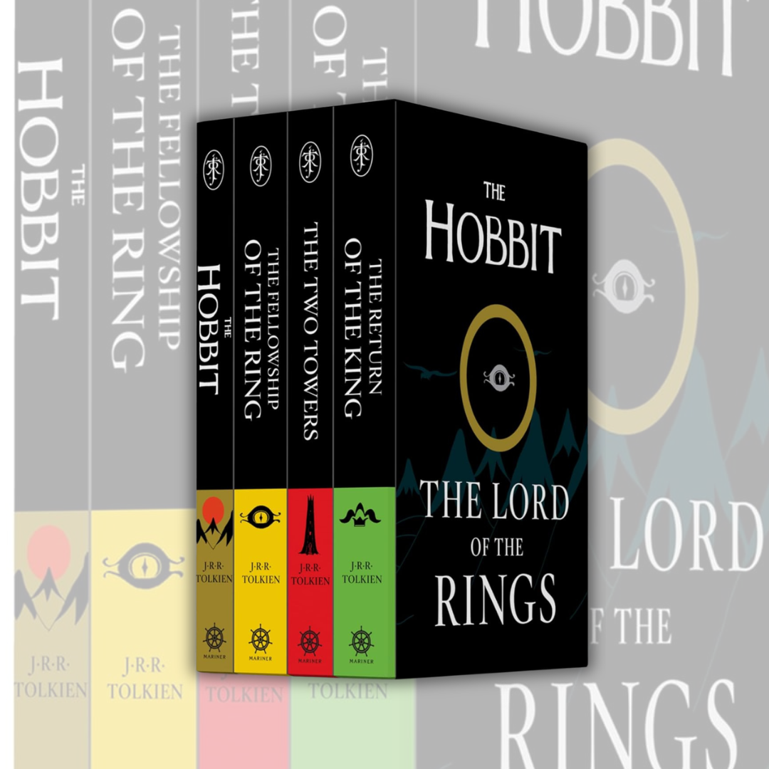 The Hobbit & The Lord of the Rings (Paperback) 4 Books Packaged As A Set
