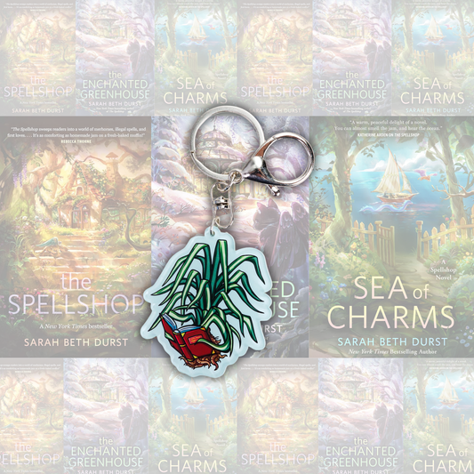The Spellshop Keychain | Caz the Spider Plant