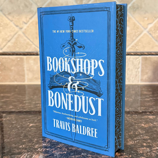 Bookshops & Bonedust (Hardcover Special Edition with Sprayed Edges) Legends & Lattes Book 2 - B Stock
