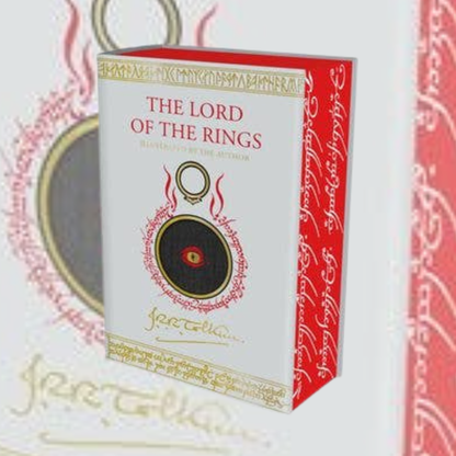 Lord of the Rings Illustrated By J.R.R. Tolkien (Hardcover with Sprayed Edges) Lord of the Rings Book 1, 2, 3