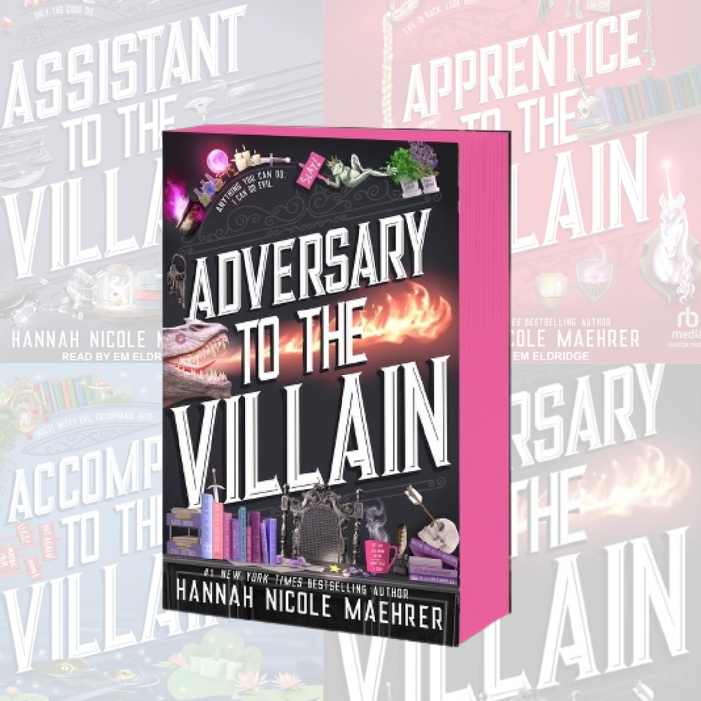 Adversary to The Villain (Paperback with Sprayed Edges) Assistant and the Villain Book 4 *PRE-ORDER*