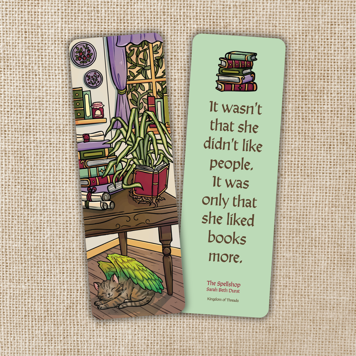 The Spellshop Bookmark | A Day in the Jam Shop
