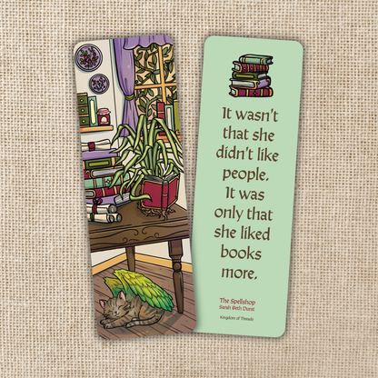 The Spellshop Bookmark | A Day in the Jam Shop