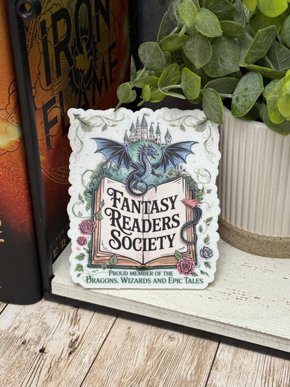 Fantasy Readers Society Mini Plaque