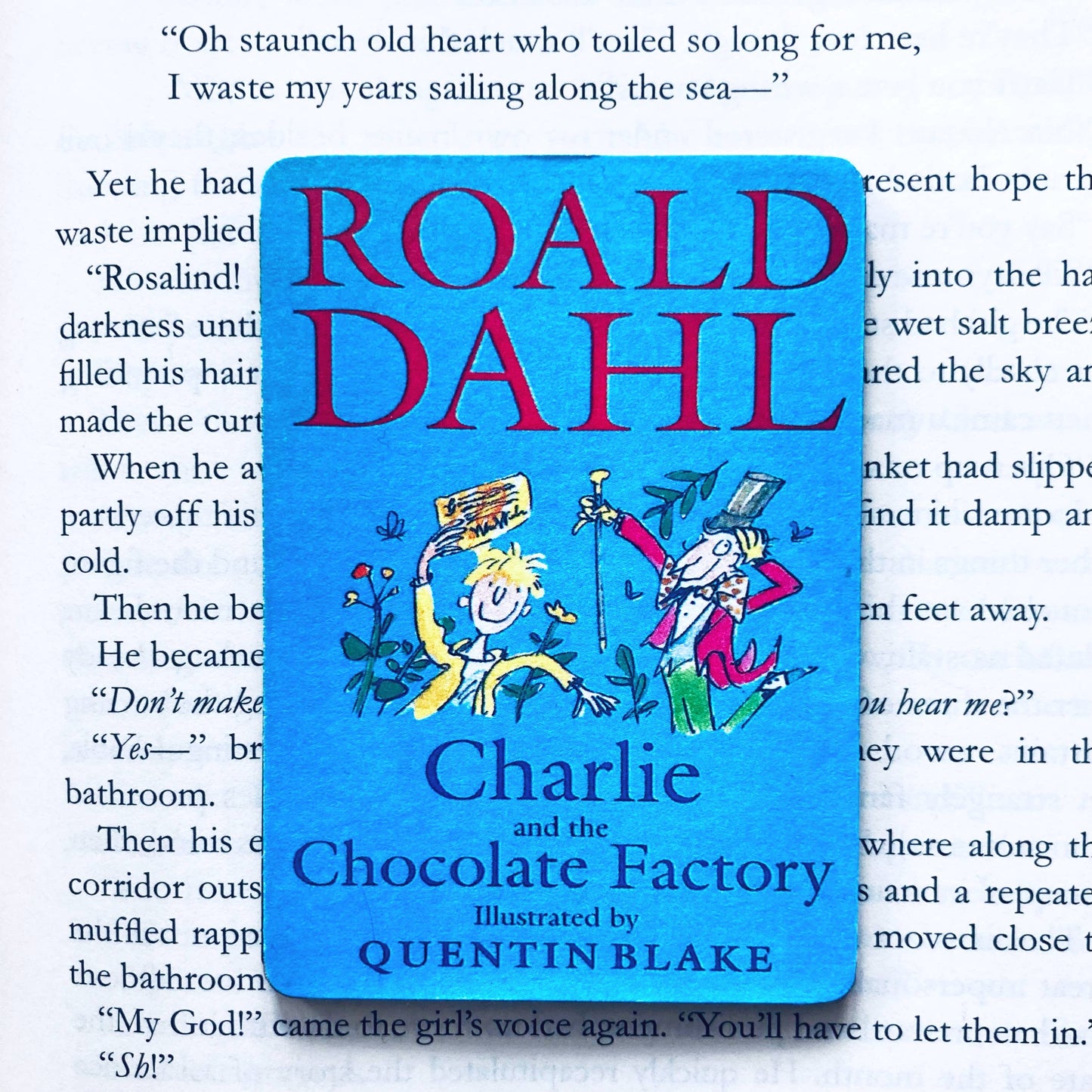 Charlie and the Chocolate Factory Bookish Wooden Magnet