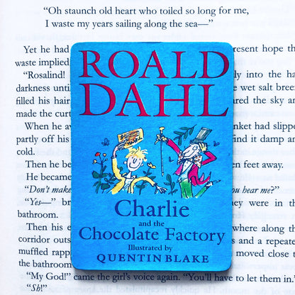 Charlie and the Chocolate Factory Bookish Wooden Magnet