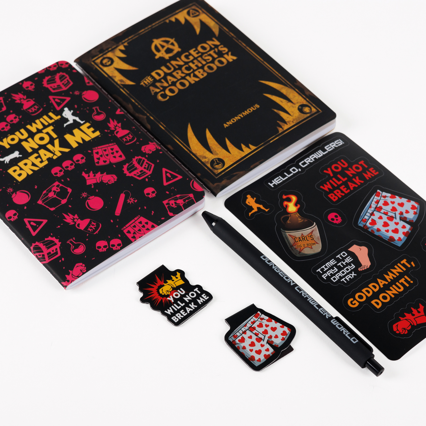 Dungeon Crawler Carl Stationery Gift Set | Anarchist’s Cookbook