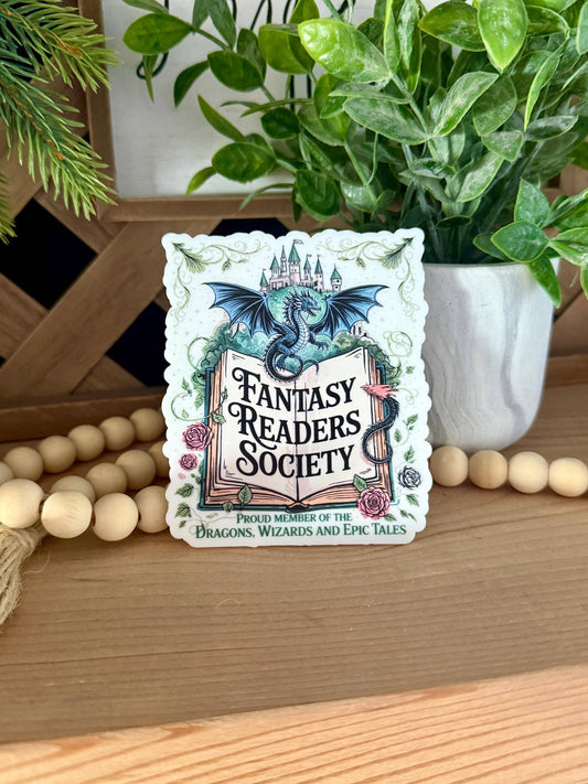 Fantasy Readers Society Mini Plaque
