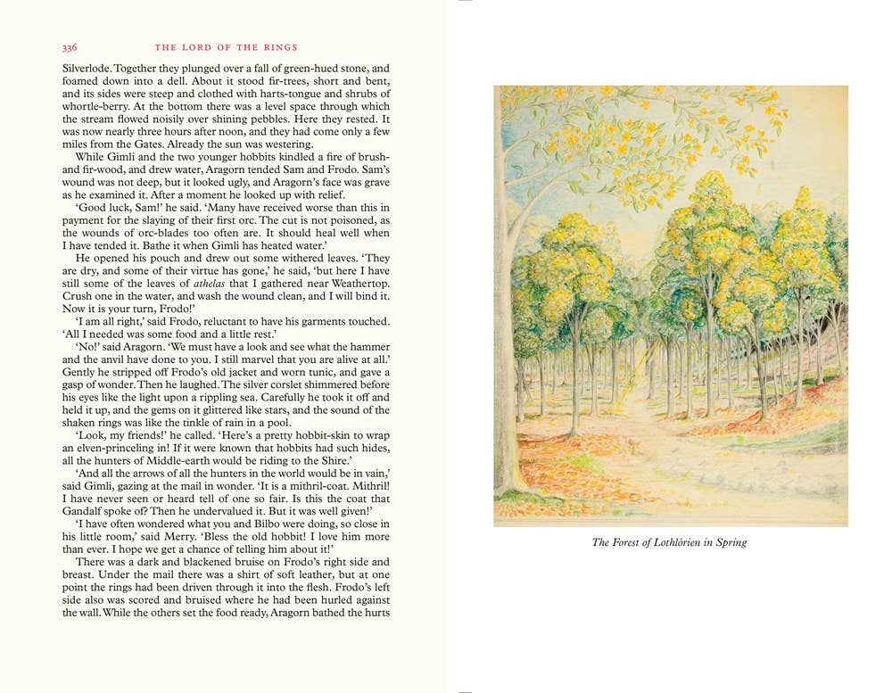 Lord of the Rings Illustrated By J.R.R. Tolkien (Hardcover with Sprayed Edges) Lord of the Rings Book 1, 2, 3