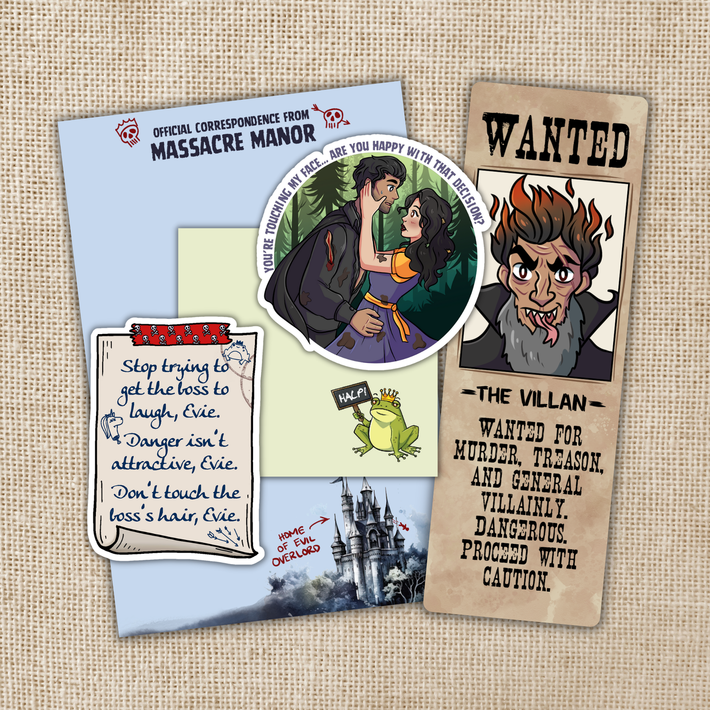 Assistant to the Villain Boxed Stationery Gift Set