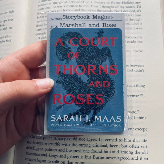 A Court of Thorns and Roses Bookish Wooden Magnet