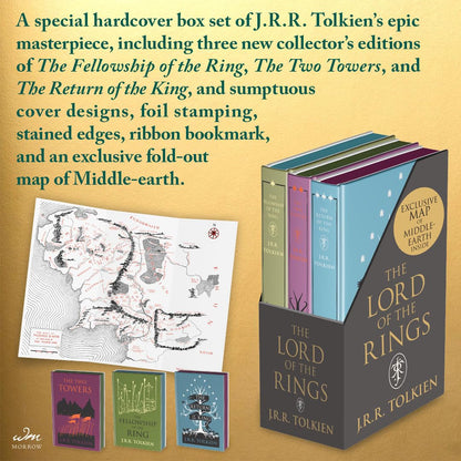 Lord of the Rings Collector's Edition (Hardcover with Sprayed Edges) Book 1, 2 & 3 Packaged As A Set
