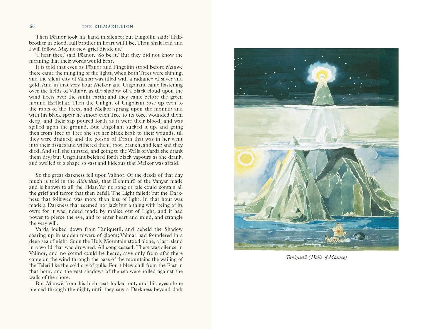 The Silmarillion: Illustrated Edition (Hardcover with Sprayed Edges) A Tolkien Novel