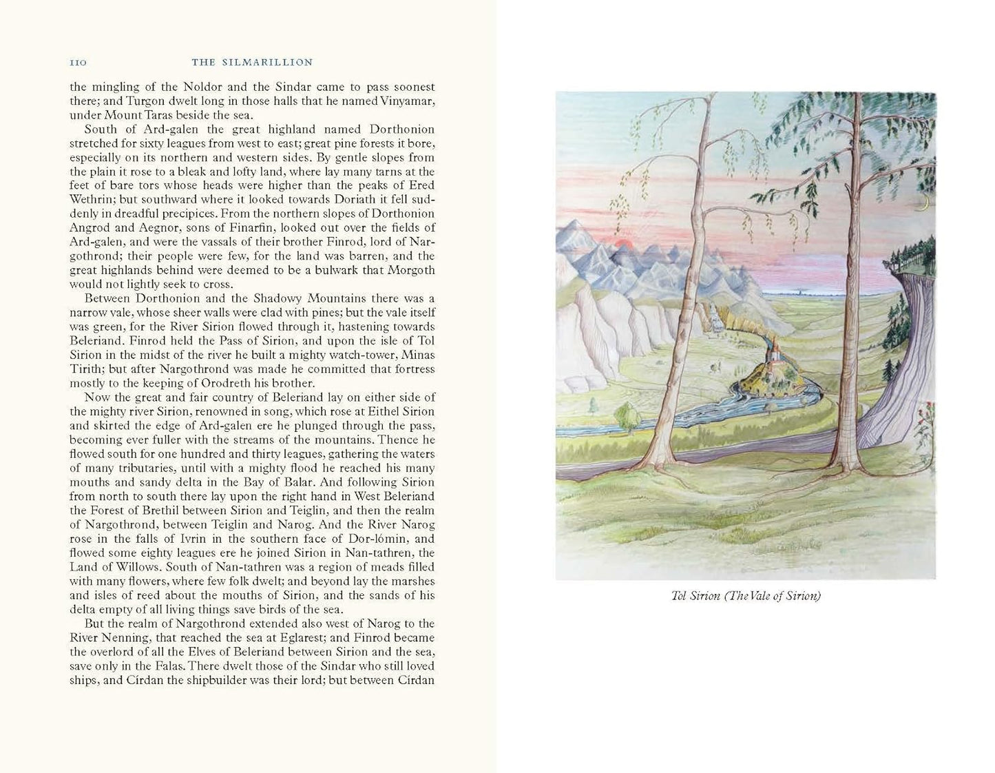 The Silmarillion: Illustrated Edition (Hardcover with Sprayed Edges) A Tolkien Novel