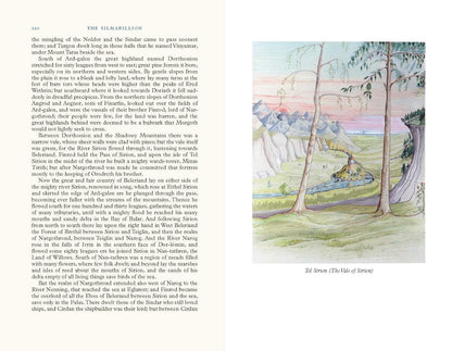 The Silmarillion: Illustrated Edition (Hardcover with Sprayed Edges) A Tolkien Novel
