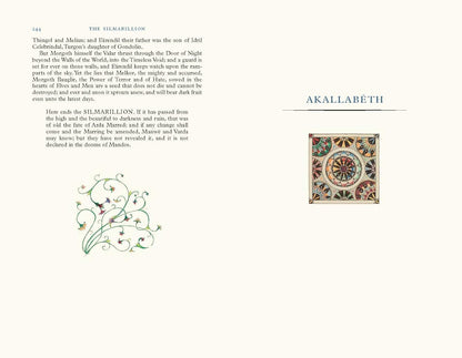 The Silmarillion: Illustrated Edition (Hardcover with Sprayed Edges) A Tolkien Novel